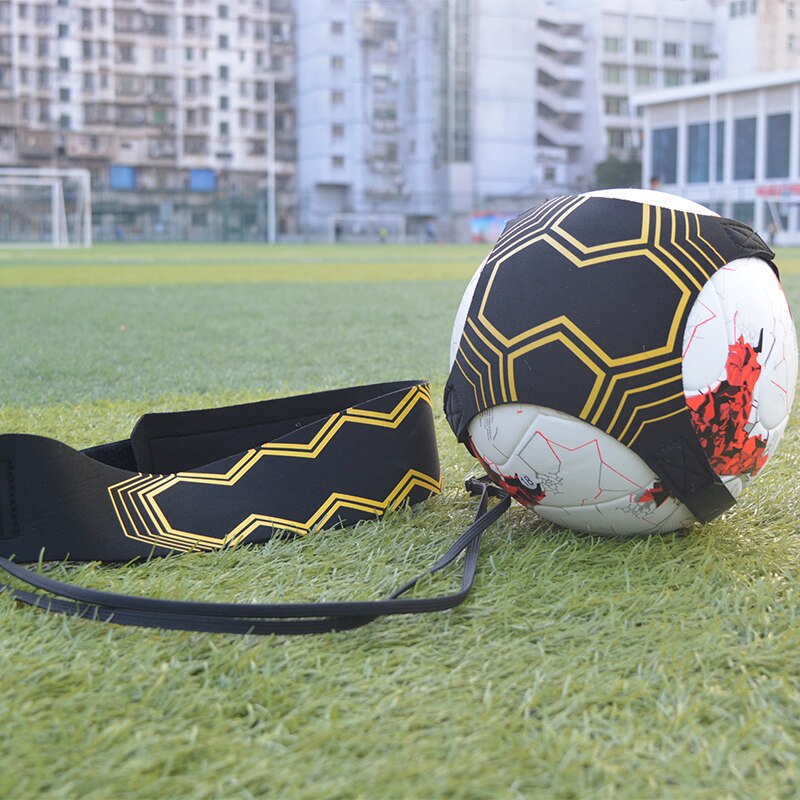 Sports Adjustable Football Solo Kick Trainer with Soccer Ball Practice Belt Training Kickball Equipment