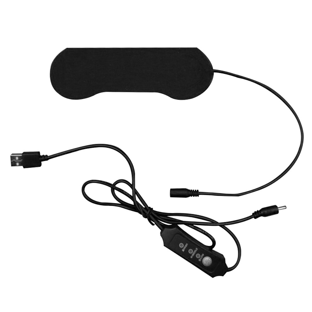 Portable Travel USB Powered Heated Eye Cover Soft Breathable Warm Therapy Stye Blepharitis Fatigue Relief 3 Gears Unclog Glands