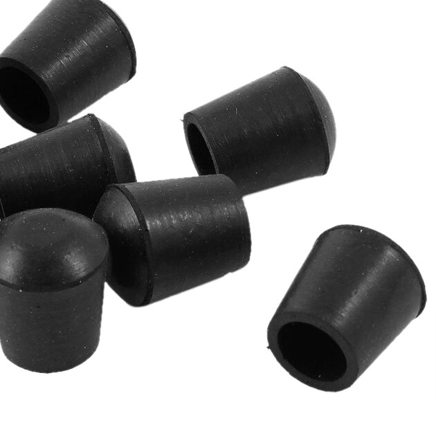 Rubber Cover Stoel Tafel Been Verzonken Voeten Pads 20X23 Mm 10 Stuks Zwart