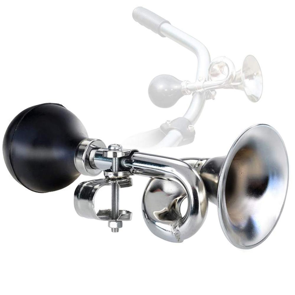 Bicycle Bike Cycling Retro Metal Horn Bugle Hooter Bell Bugle Trumpet Honking Bulb Full-Mouthed Snail Horn