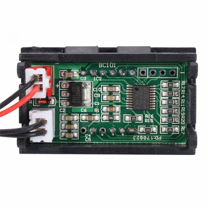 DC 12V Mini Digital LED Thermometer for Car Temperature Monitor Panel Meter Measuring Range -40-65C with Temperature Probe