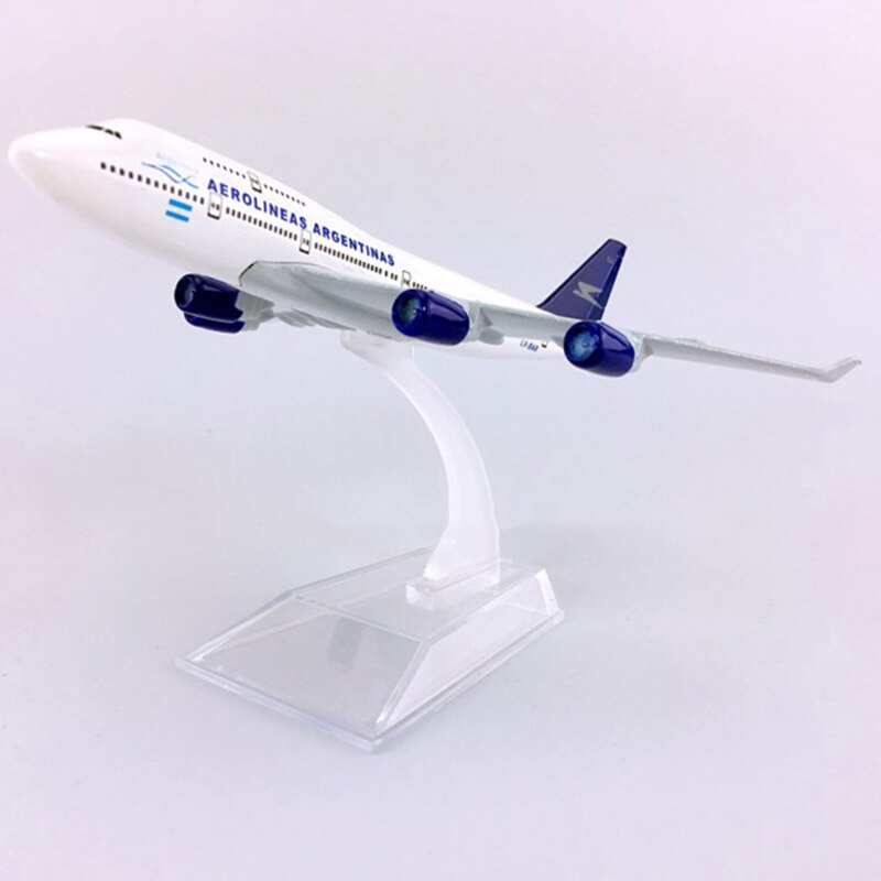 16cm legering vliegtuig model 1:400 boeing  b747-400 model argentijnse luchtvaartmaatschappijen landingsgestel airbus metalen vliegtuig display speelgoed vliegtuig