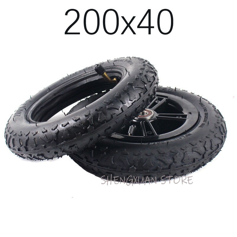 200 x 40 goede binnen- en buitenband of wielband geschikt voor opvouwbare fiets scooter auto motorfiets baby auto