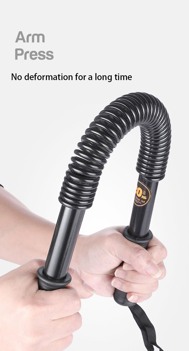 20-60kg Men's Chest Muscle Fitness Chest Expander Material Family Arm Training Pull Grip Bar Gym Equipment Indoor Exercise