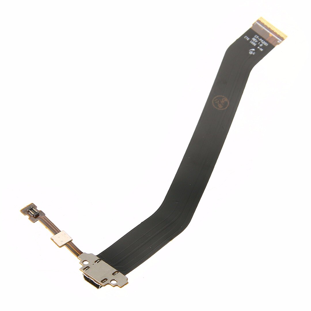 Cargador USB de para Samsung Galaxy Tab 3 10,1 P5200 P5210, puerto de carga con micrófono y Cable flexible