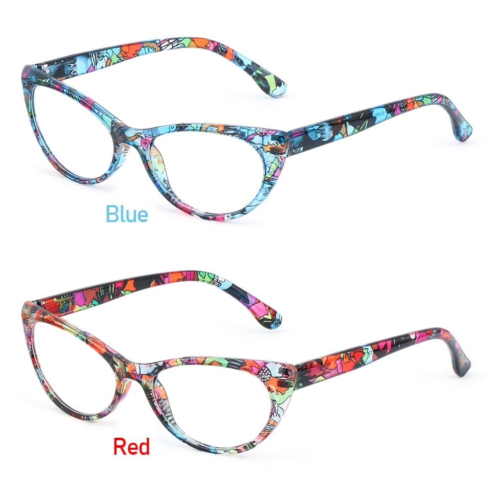 Floral Reading Glasses Urltra-Light Hyperopia Prescription Presbyopia Eyeglasses Spectacles Eyewear Glasses +1.0 +4.0