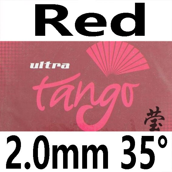 Originale Joola ultra tango tavolo da ping pong gomma racchette racchetta da tennis sport: red 2.0mm H35