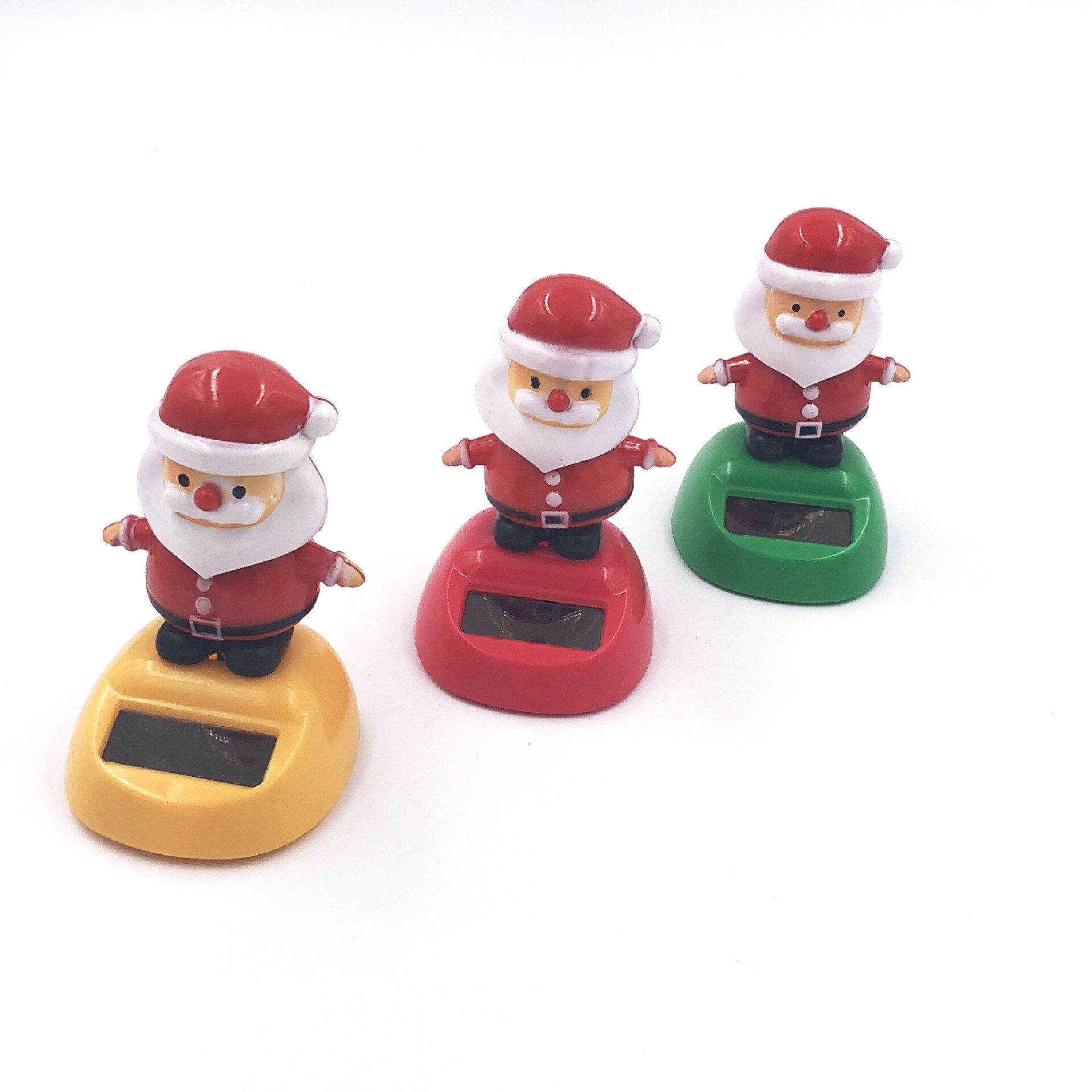 Kerstman Auto Decoratie Kerst Auto Solar Hoofd Pop Kerst Decoratie Auto-interieur