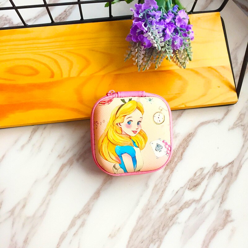 Cute Cartoon Mini Chiusura Lampo caso Duro Della Cuffia Portatile Auricolari Sacchetto Della scatola Auricolare Sacchetto Di Immagazzinaggio Caso di Protezione USB Cable Organizer: 13