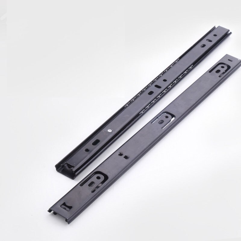 Drawer Slide 10-18 Soft Close Drawer Slide Slide 2 Section Computer Desk Keyboard Stand Slide Rail Furniture Hardware