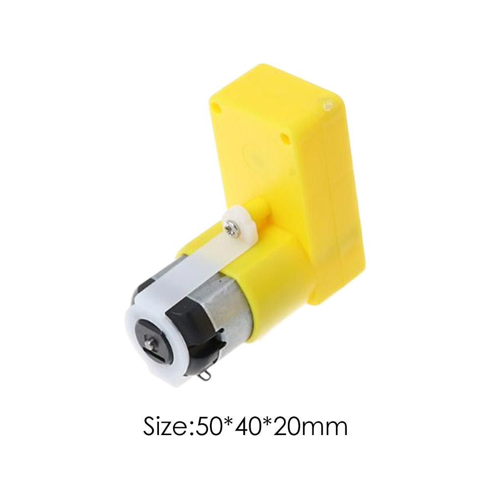 TT Motor Smart Car Robot Gear Motor Kit Wheels Chassis Motor For Arduino Robot Remote Control Car DC 3-6V Gear Motor