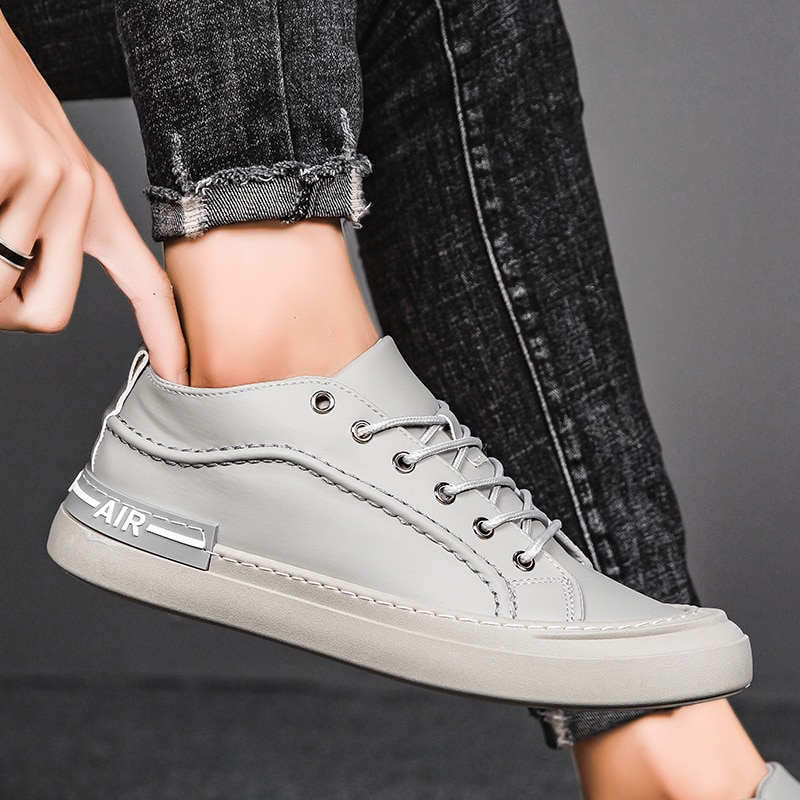 Canvas skor herr vår sommar fritid canvas skor för herr snörning plattor herr skor kör sneakers herr skor