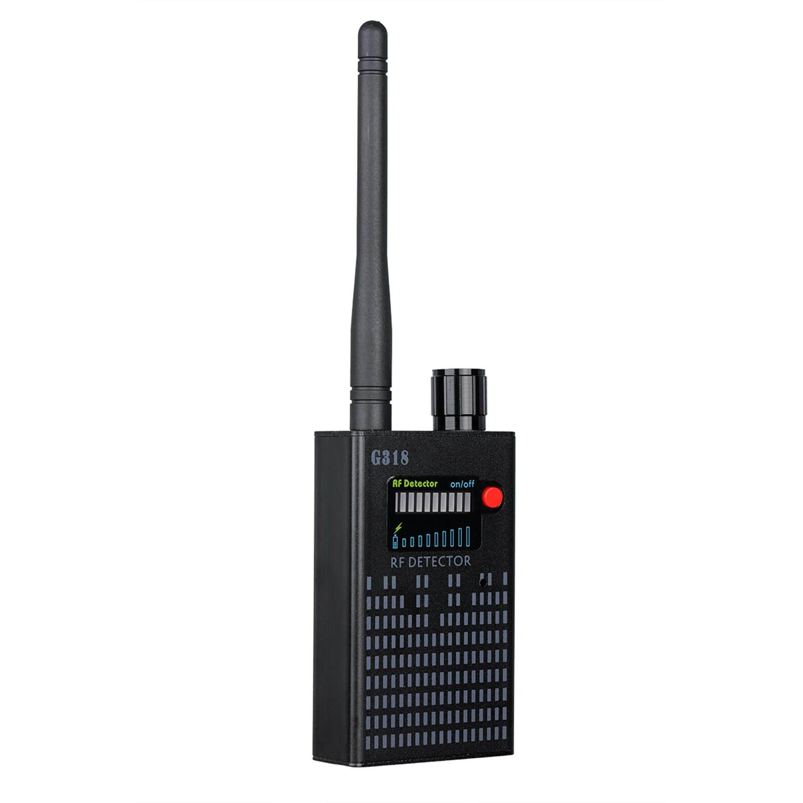 Wireless Camera Detector G318 Anti- Adjustable Antennas Automatic Sensitivity Signal Detector RF Detector for Entertainment