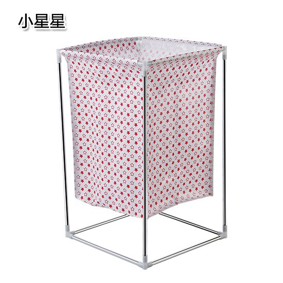 Cesta de lavandería grande para el hogar, caja de almacenamiento de ropa, canasta de almacenamiento de juguetes de dibujos animados, barril de ropa sucia: star