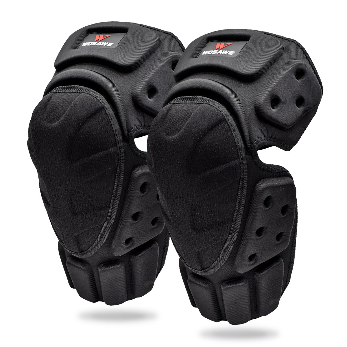 Wosawe motorcykel knäskydd skyddsutrustning motocross knästöd skydd skydd skateboard skate cykel knäskydd vuxen: Bc332