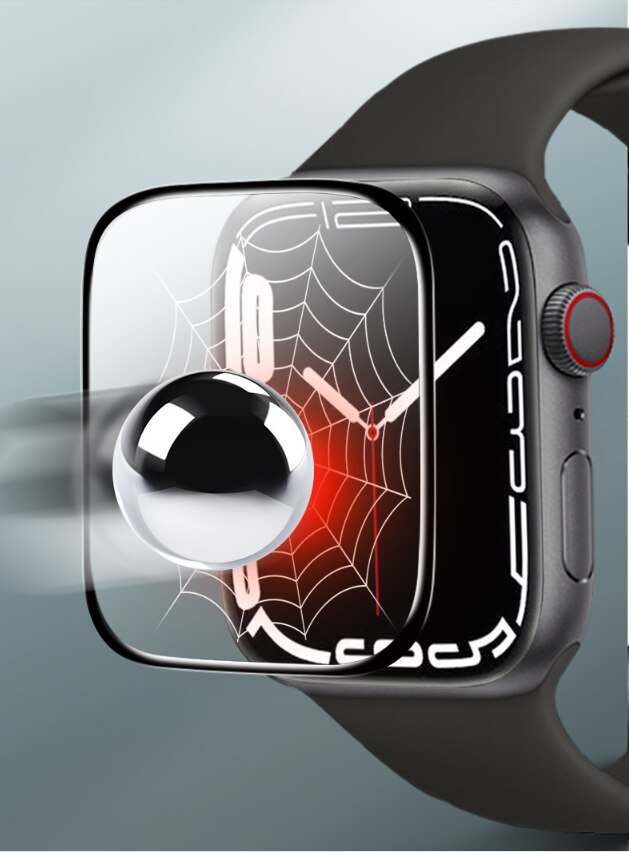 Screen Protector Voor Apple Watch 45 Mm 41Mm 41 45 Mm Iwatch 9D Hd Zachte Film Horloge Accessoires Apple Watch Serie 7