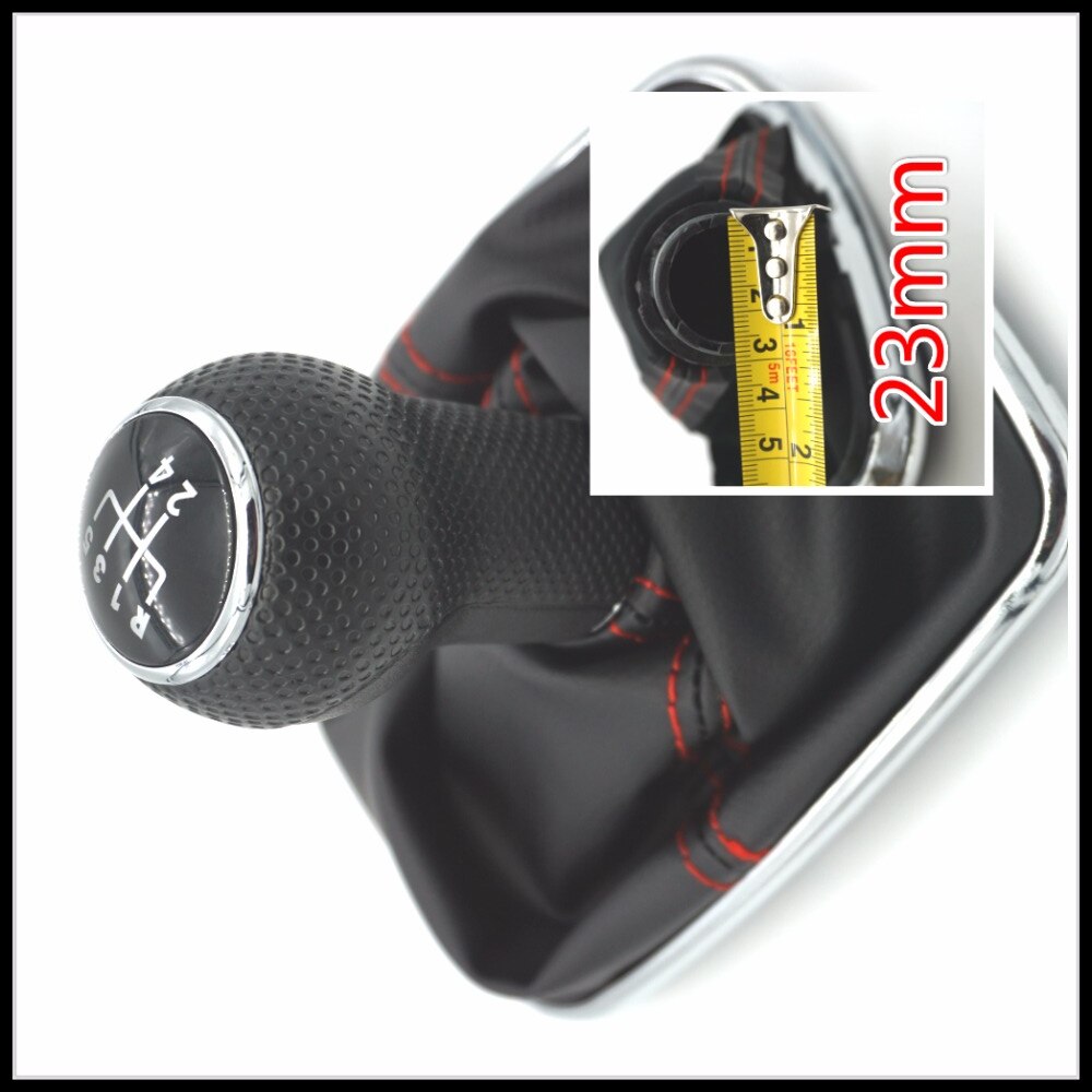 Pommeau de vitesse pour Volkswagen VW Golf 4 IV MK4 GTI R32 Bora Jetta, point rouge 23mm, 5 vitesses, levier manette de vitesse, point rouge