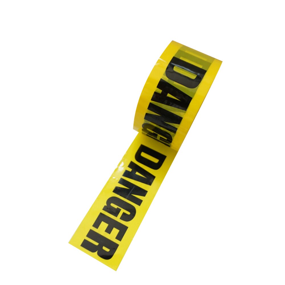 1 Roll Warning Tape Yellow Caution Tape Remind Work Safety Adhesive Tapes For Safety Barrier For Police Barricade 4.8cm×25M: DANGER