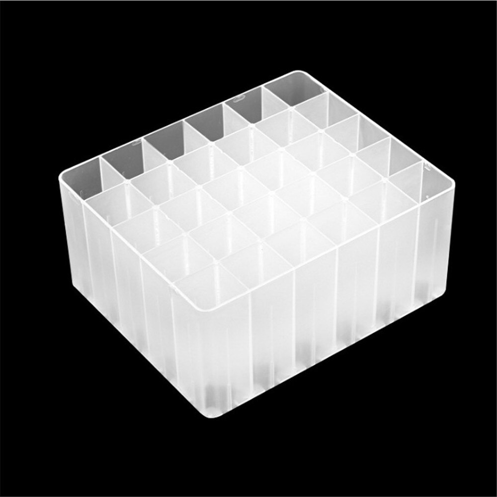 Soporte para rotuladores, organizador de escritorio con 30/40 ranuras, soporte para lápices, brochas de maquillaje, organizador de papelería, Accesorios de escritorio de oficina: 30 slots white