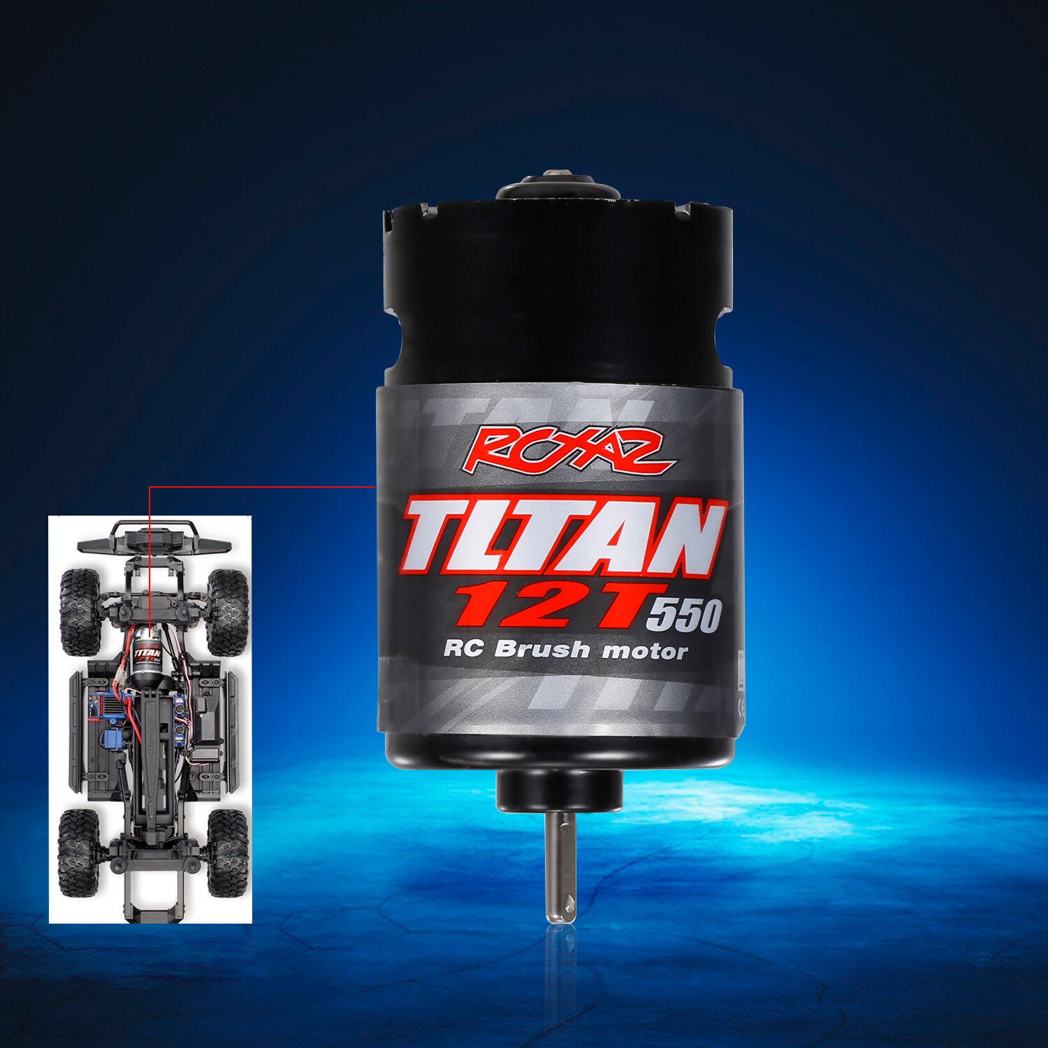 550 12T 21T 29T 35T Brushed Motor for 1/10 RC Off-road Car HSP HPI Wltoys Kyosho TRAXXAS