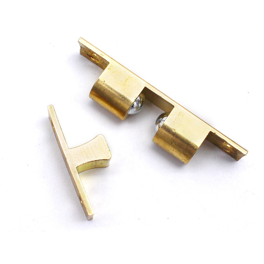 4pcs Hardware Rustproof Kitchen Cabinet Double Roller Door Catcher Cupboard Lock Retainer Universal Home Easy Install Solid