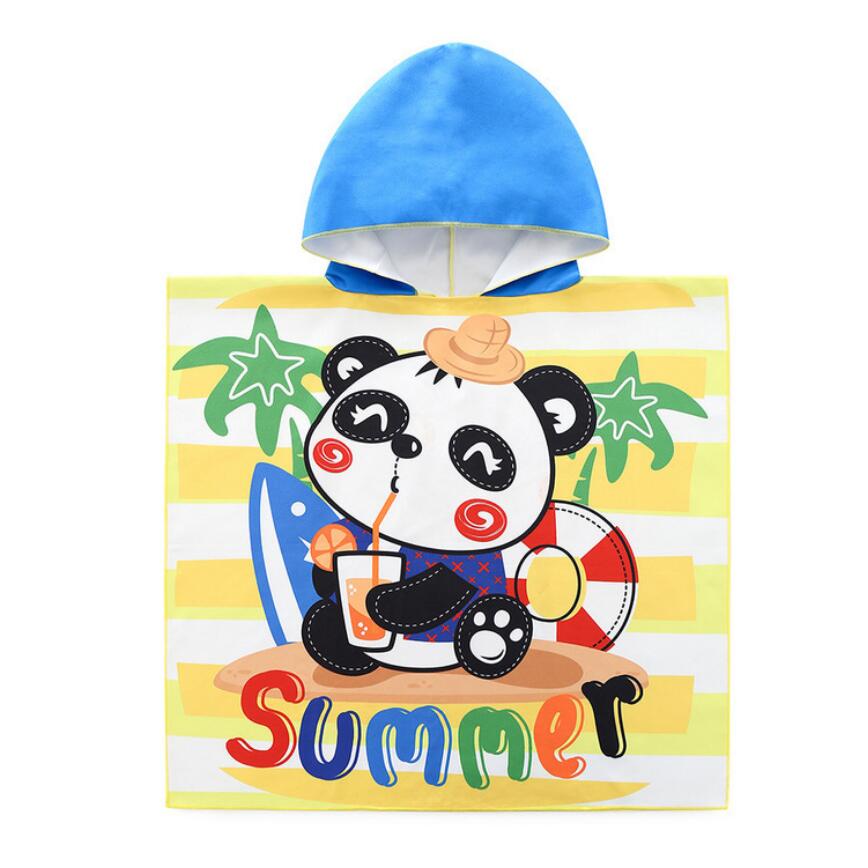 Cappe e mantelli dei nuovi bambini del fumetto accappatoi con micro fibra di stampa digitale: 02