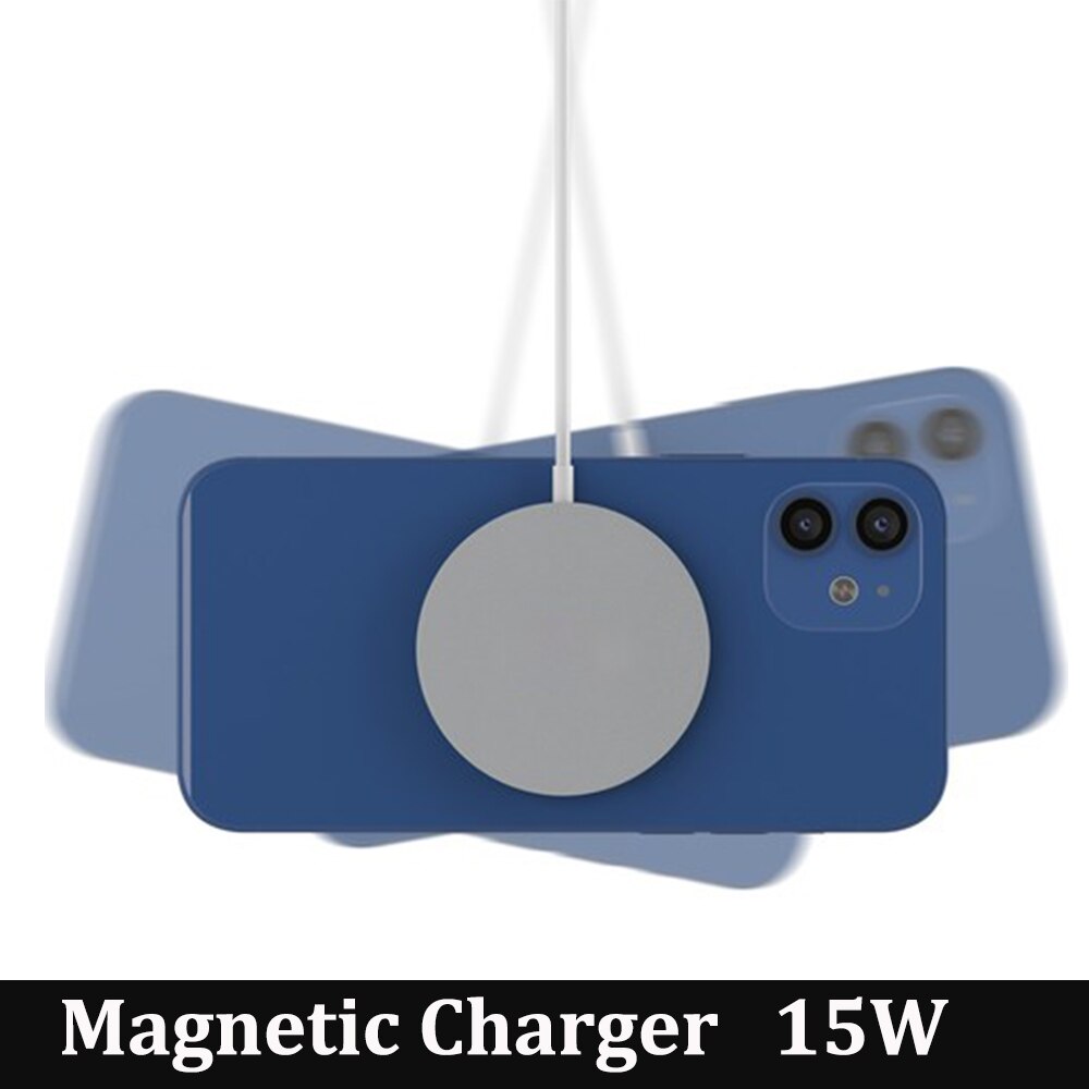 15W Fast Macsafe Mag Magnetic Wireless Charger Charging Pad for IPhone 12 13 11 Pro Max 13Mini Mac Safe Station Magnetic charger