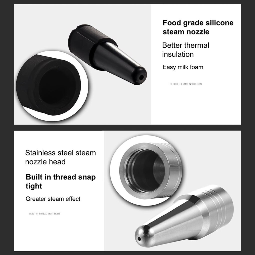 Cafe Coffee Machine Modified Steam Nozzle Barista Milk Foam Making Tool Froth Pipe Spout Head Coffee Maker Parts