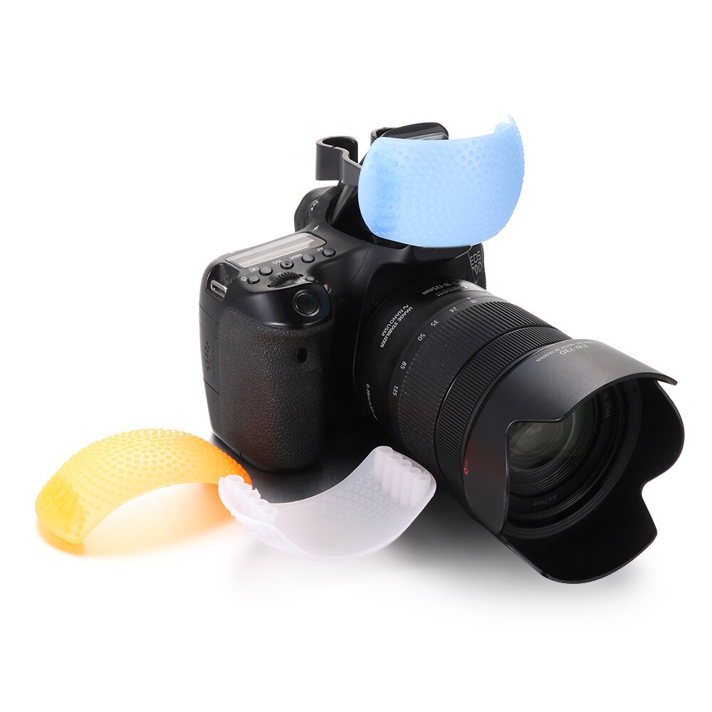 Universal Softbox Flash Diffuser Pop-up Flash Diffuser Accessory for Canon/Nikon/Sony DSLR Reflector Cap Photography Accessory