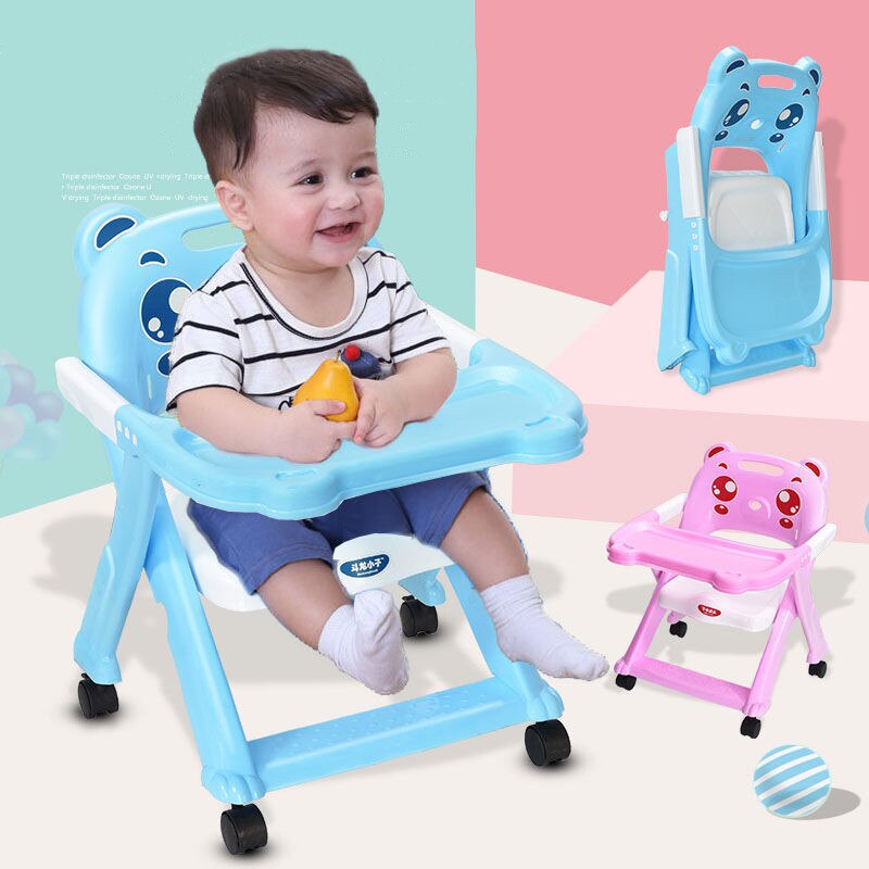 freundlicher esstisch stuhl faltbare multi-funktionale Baby esszimmer stuhl tragbare Kleinkind lernen zu essen hocker
