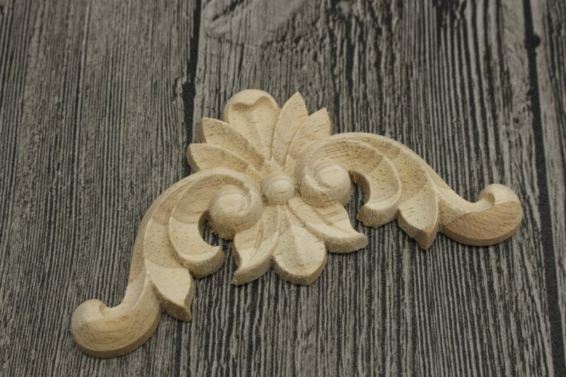 DIY Scrapbooking Corner Protectors Arts Crafts Household Flowers Adornment Exquisite Precision Carving Wood Hollow Bead Crafts