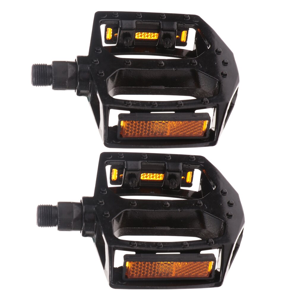 1 Paar Aluminium Fiets Pedaal Speciale Fiets Rollende Bal Pedaal Multifunctionele Fiets Pedalen Fiets Pedaal Accessoire (zwart Singl: Black double