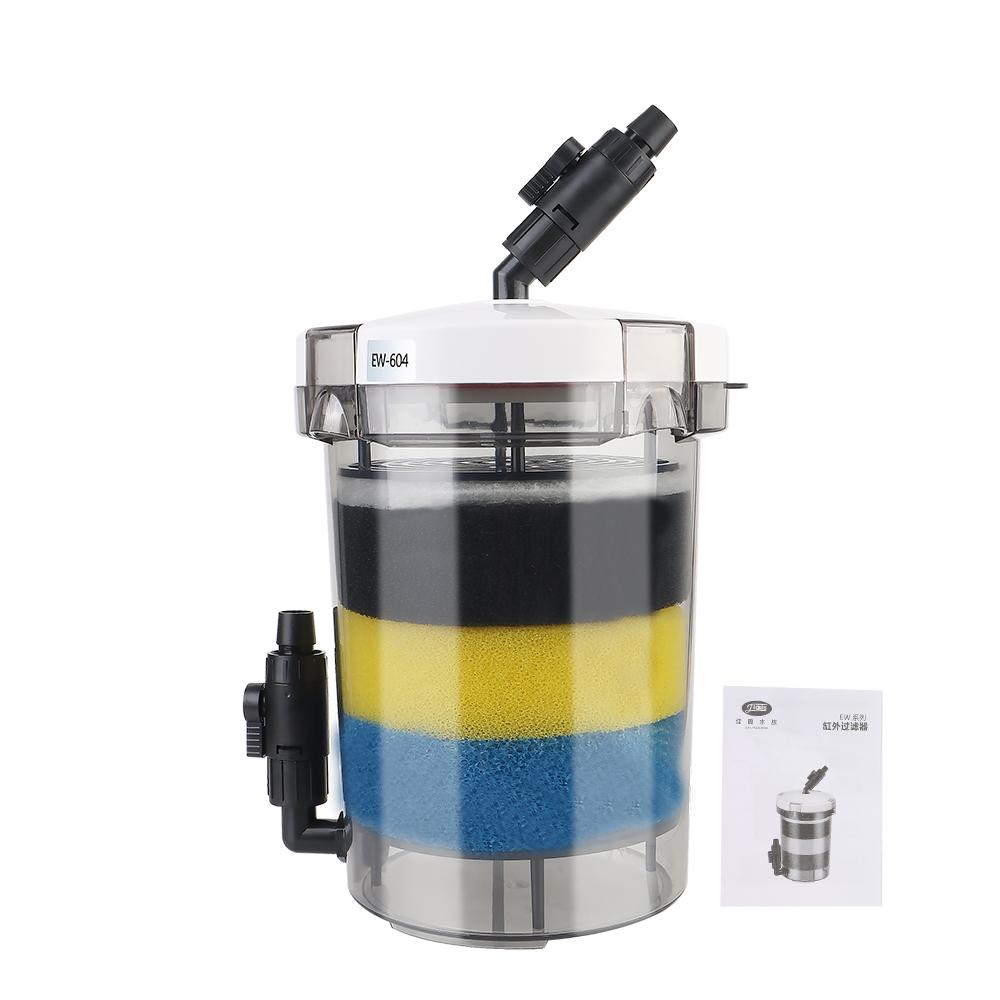 Drei Schichten Oxygenierung Tauch Filterung Externe Filter Fass Aquarium Filter Wasserfilter Für Aquarium Aquarium: Dunkler Braun