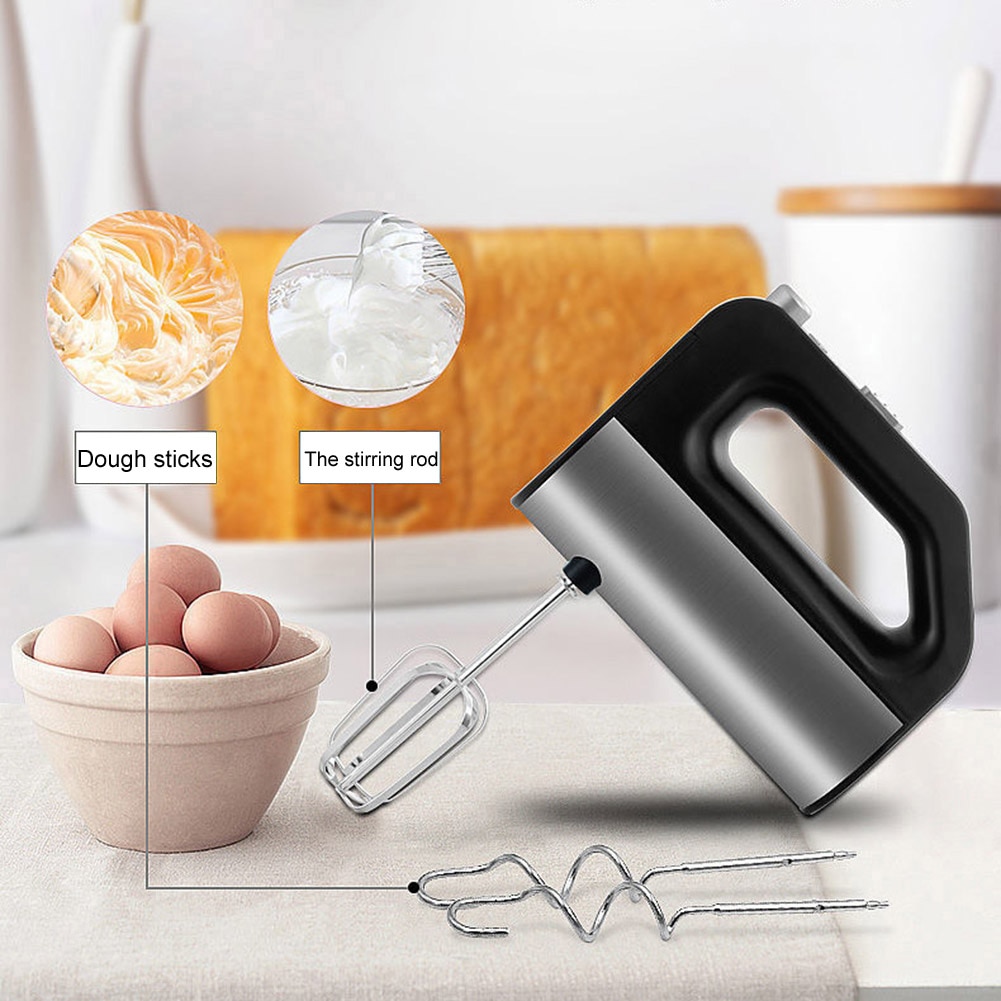 5-speed 500W Electric Hand Mixer Dough Food Blender Egg Beater Cooking Tool