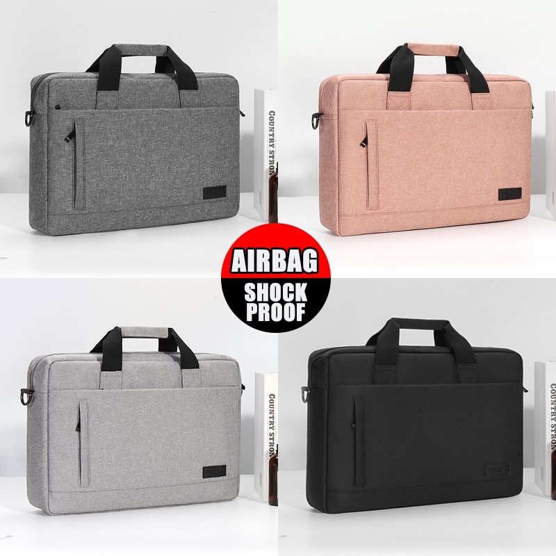 Borsa per computer portatile Custodia a tracolla per M1 M2 14 15 15.6 17 pollici MacBook aria pro 13.3 Huawei Asus dell Valigette per taccuino