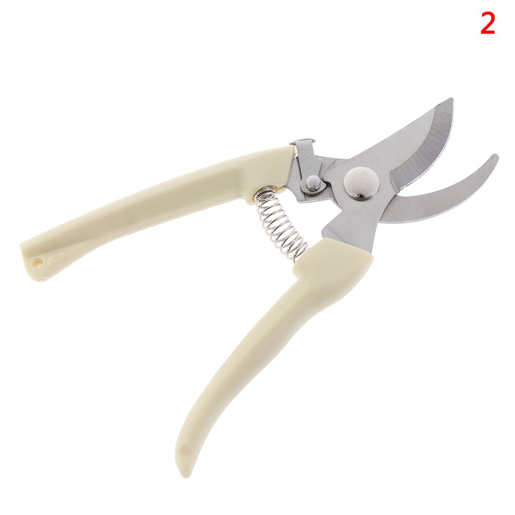 1PC Pruner Tree Cutter Gardening Pruning Shear Scissor Stainless Steel Cutting Tools Set Home Tools Anti-slip: N2