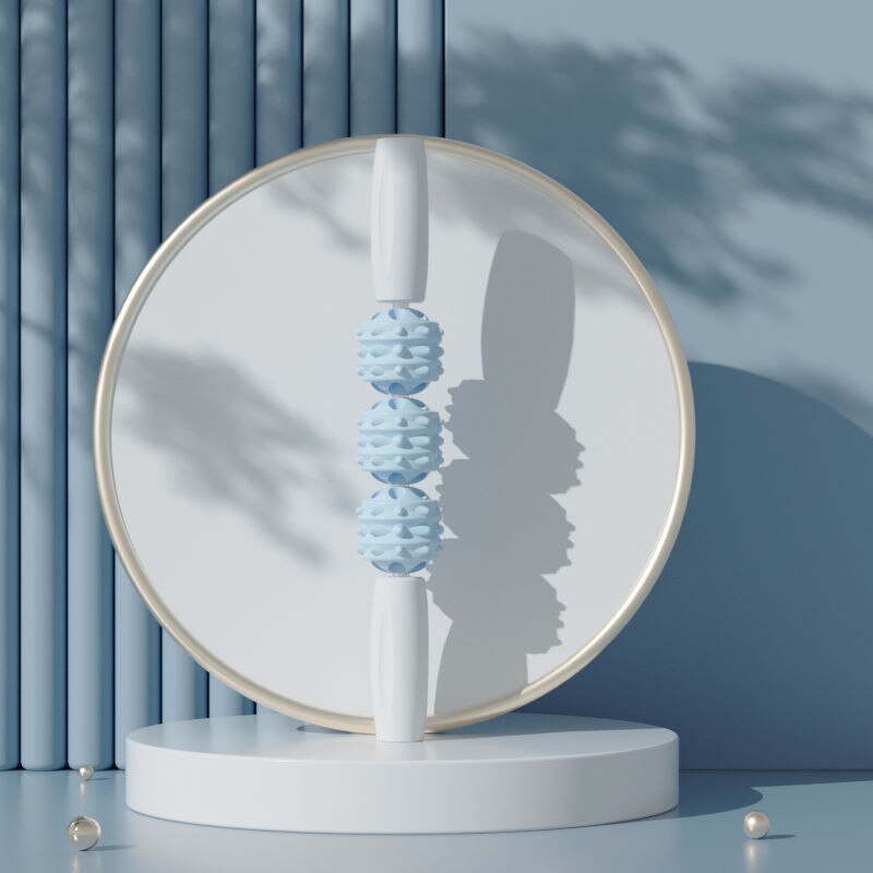 Ring Clip Leg Massager Thin Calf Eliminate Muscle Relax Kneading Roller Shaft Thin Leg Trainer Muscle Roller Stick: Blue03