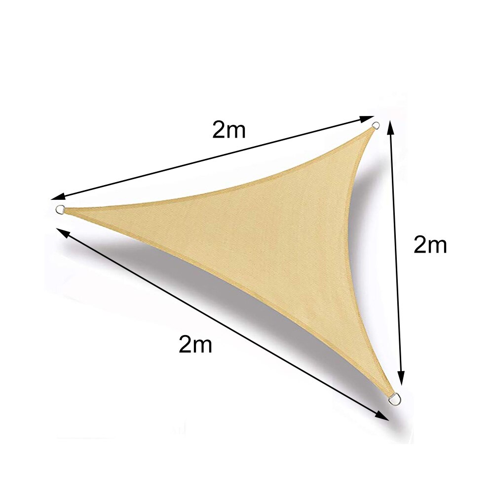 Shade Canopy Accessories Waterproof Quick Drying Camping Awning Hiking Durable Portable Anti UV Sunscreen Outdoor Triangle
