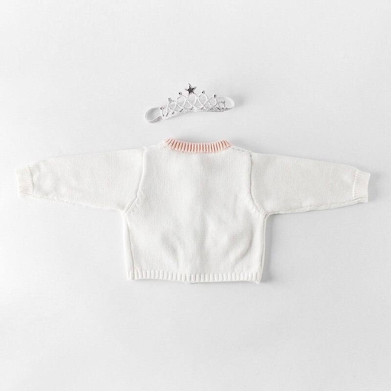 FOCUSNORM 0-24M Del bambino di Inverno Delle Ragazze Dei Ragazzi di Un Pezzo Maglia Maglione Cappotto/Pagliaccetto Lungo Del Manicotto di Stampa Caldo abiti Vestiti