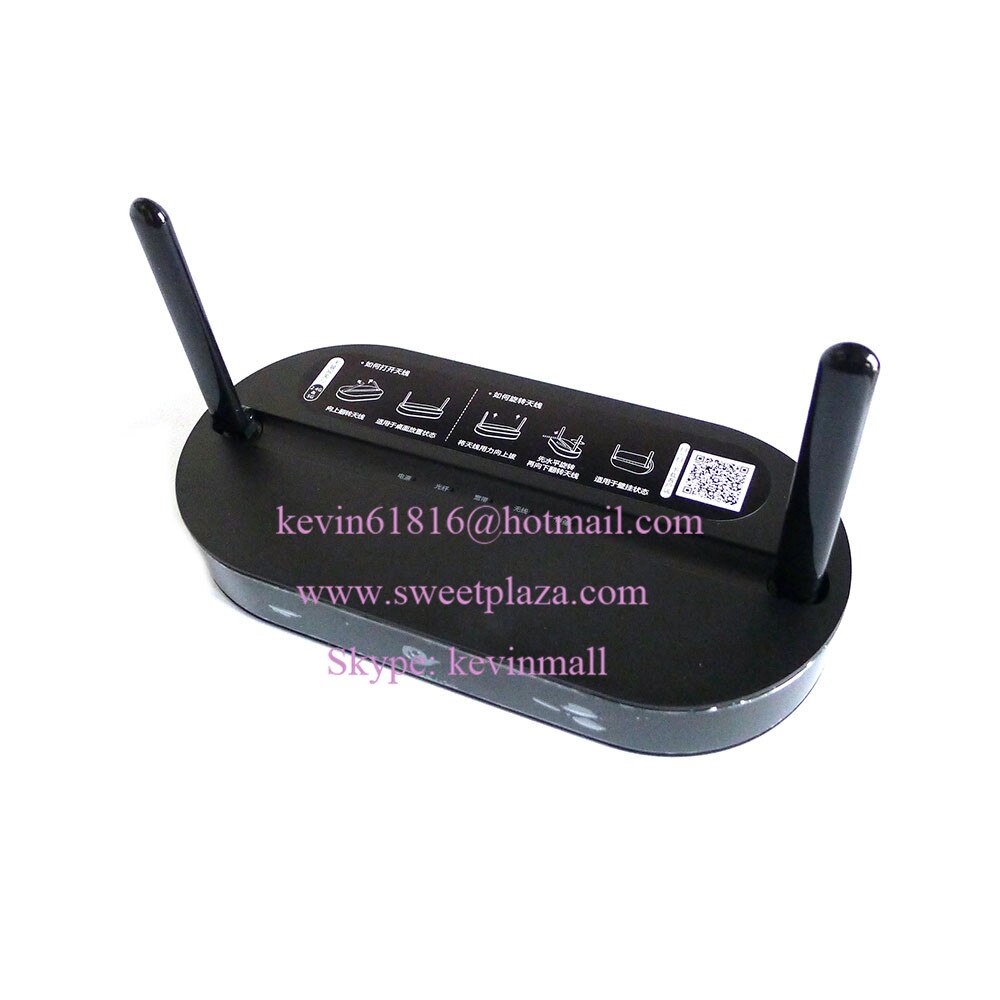 HS8145V SC/APC GPON ONU 4GE port+1phone+2USB with 2.4G&5G dual-band WiFi,double external antennas, English interface