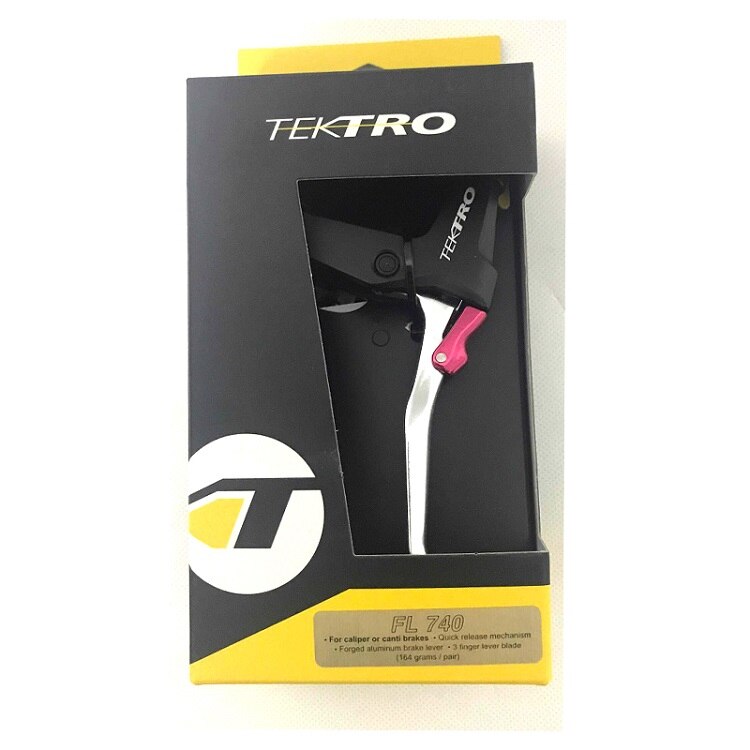 Bicycle FL740 Lever 164g/Pair Racer Road Bike Forged Aluminum Lever 3 Finger Lever With Caliper Canti Brake Rapidfire Shifter: Silver