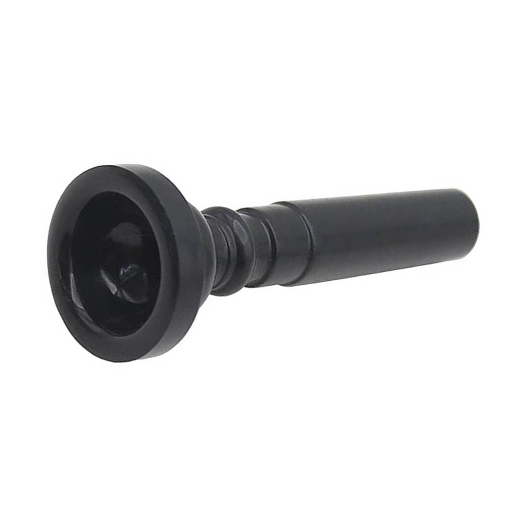 ABS Plastic Trumpet Mouthpiece for Brass Woodwind Instrument Parts Black