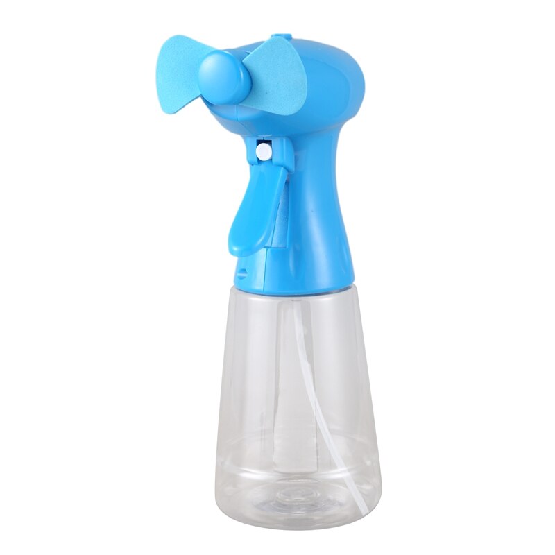 Con agua rociador aerosol ventilador de mano-ventilador de nebulización con la niebla como ventilador pulverizador para botella de agua (300Ml): Default Title