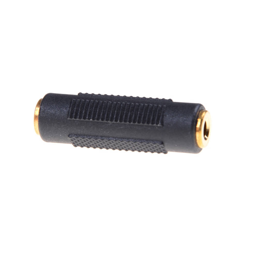 Vergulde 3.5 Mm Female Naar 3.5 Mm Vrouwelijke Jack Stereo Koppeling Adapter