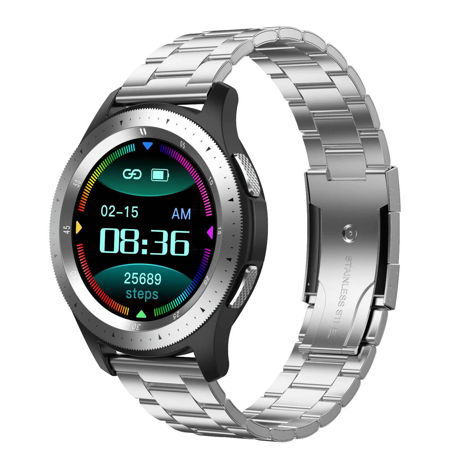 Bakeey W68 Smartwatch - Full Touch 320x320px Display, Herzfrequenz- & BP-Monitor, Bluetooth Anrufe, Schlaf-Tracker: Rot