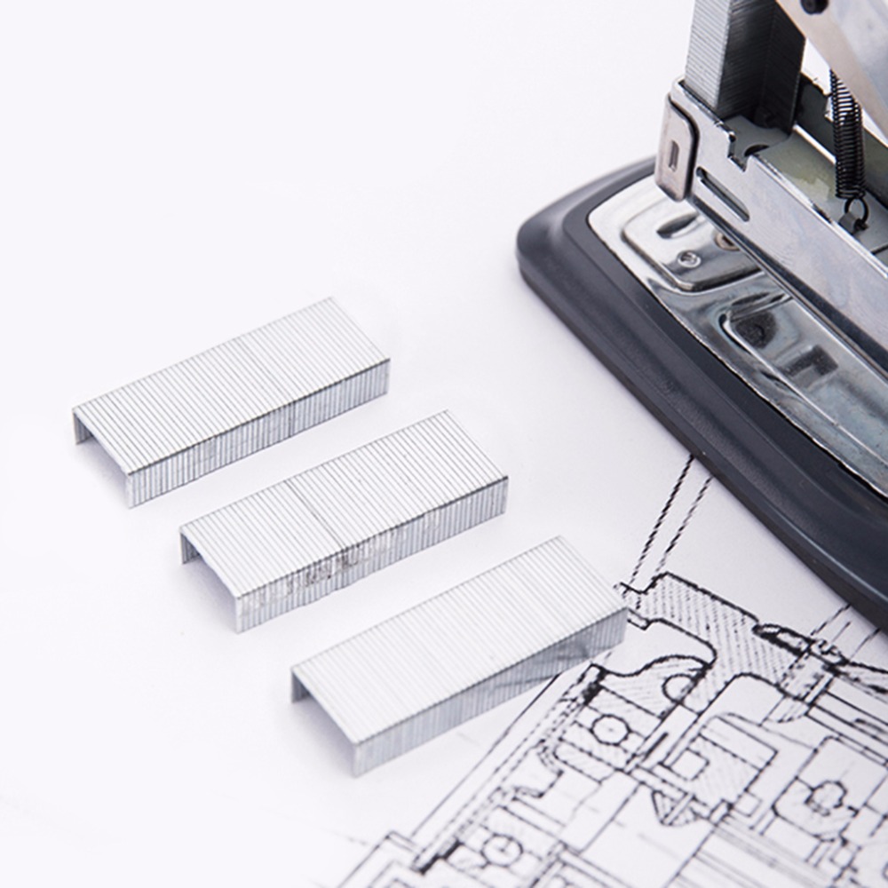 1000 unids/caja 24/6 grapas metálicas para engrapadora oficina material escolar papelería -U1JA