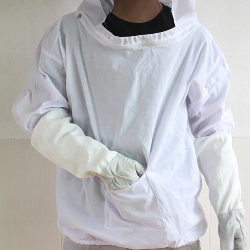 4 In 1 Beekeeping Protective Equipment Set Bee Keeping Suit Hat Gloves Tools Kit 45X45X2cm TB