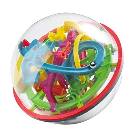 Doolhof Bal Game 3D Intellect Bal met 100 Uitdagende Barrières 3D Labyrint Bal voor Kinderen 3D Puzzel Speelgoed Magische Doolhof ball Brain
