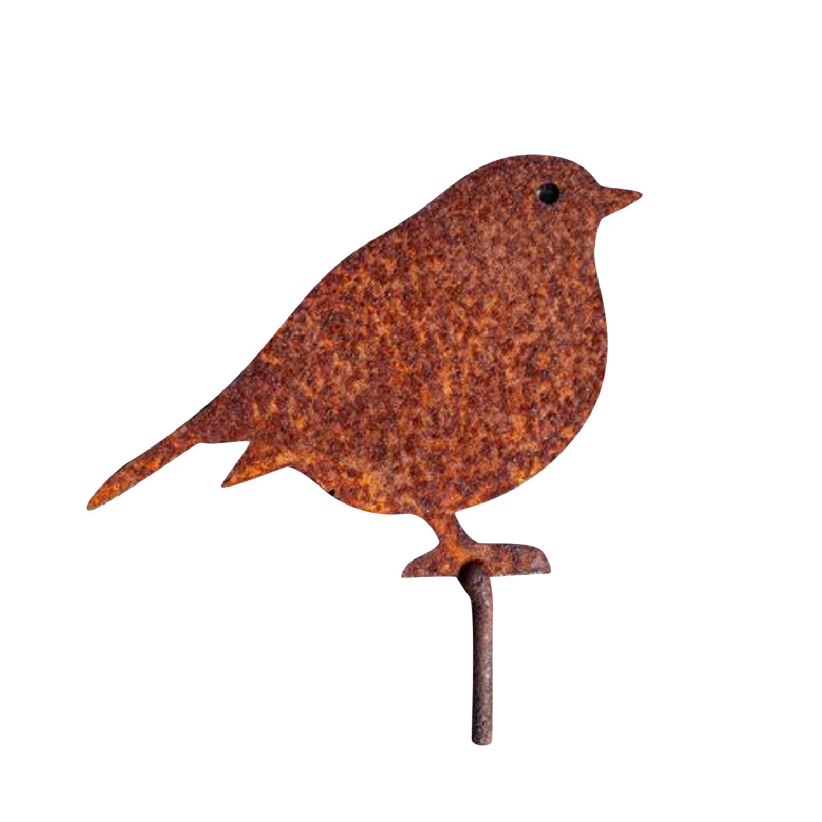 Garden Iron Bird Decoration Metal Garden Birds Sparrow Robin Blackbird Blue Tit Garden Decor Garden Ornaments 40#: A
