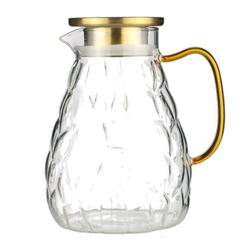 Nordic cold water kettle explosion proof high temperature resistant large capacity glass pot household juice pot